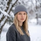 Шапка докер хлопчатобумажная для девушки и парня one size, шапка бини короткая демисезонная с подворотом Серый - изображение 2