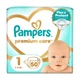 Підгузки памперси Pampers Premium Care Розмір 1 (2-5 кг) 50 шт - зображення 1
