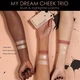 Кремовая палетка для щек Natasha Denona My Dream Cheek Trio Blush & Highlighter Palette 8.8 g - изображение 2