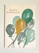 Листівка - книжечка з конвертом та вкладишем для листа 9 х 13 см Happy birthday - изображение 1