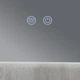 Дзеркало Qtap Taurus (TA1) 1000×800 мм, з LED підсвічуванням Touch, з антизапотіванням та димером (QTTAU100080048956) - изображение 4