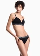 Женский черный бюстгальтер EA7 underwear S (EW000442AF19023UC001-S) - изображение 4