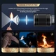 Ліхтар ручний YEMAO YM-A300, SFT12R+3x3535+RGB, Li-Ion акумулятор, ЗП Type-C, zoom - зображення 4