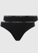 Женский черный набор трусов EA7 underwear S (EW000406AF19024MC005-S) - зображення 1