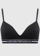 Женский черный бюстгальтер EA7 underwear S (EW000442AF19023UC001-S) - изображение 1
