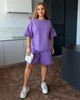 Женский костюм повседневный лавандовый 60-62 р844.3738 - изображение 1