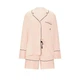 Піжама з шортами Victoria's Secret Signature Satin Long-Sleeve Short Pajama Set Sheer Blush - Розмір S - зображення 3