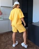 Женский костюм повседневный желтый 60-62 р844.3738 - изображение 7