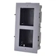 Врезная монтажная рамка на 2 модуля Hikvision DS-KD-ACF2/PLASTIC - изображение 1
