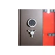 Сейф збройовий Griffon GD.840.E.T GLASS CASE BROWN з ударотривким склом - зображення 6