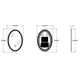 Зеркало Zerix Fusion MV01-50x70 с LED Touch, Anti-fog, димером, регулятором яркости (ZX6067) - изображение 7