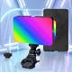 Аккумуляторный накамерный видеосвет RGB с прищепкой для фото и видео 8 Вт 2000 мАч температуры 2700К-6500К компактный 12*7*2,5 см - изображение 7