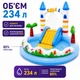 Надувной игровой центр Intex «Замок единорога» 196×178×127 см, детский бассейн с горкой и фонтаном, 234 л, до 54 кг, от 2 лет - изображение 6
