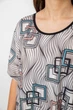 Футболка жіноча з принтом, колір бежевий, XXXL-4XL 244R9615 - изображение 5