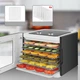Сушилка для фруктов и овощей 6 секций 35-70°C для кухни Clatronic FK-0133 - изображение 8