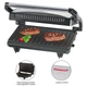 Электрический гриль 700 Вт для кухни 23x14,5 см антипригарное покрытие Clatronic FK-1406 - изображение 4