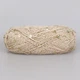 YarnArt Cotton Gold Paillettes, Бежевая пудра №7104 – хлопковая пряжа с пайеткой для вязания спицами и крючком, 50 г/140 м, 82% хлопок / 18% полиэсте - изображение 3