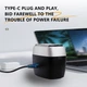 Электробритва мужская Kemei KM-T416 беспроводная аккумуляторная USB Type-C - изображение 3