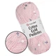 YarnArt Cotton Gold Paillettes, Розовая пудра №7107 – хлопковая пряжа с пайеткой для вязания спицами и крючком, 50 г/140 м, 82% хлопок / 18% полиэсте - изображение 1