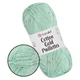 YarnArt Cotton Gold Paillettes, М'ята №7112 — бавовняна пряжа з паєтками для в'язання спицями та гачком, 50 г/140 м, 82% бавовна / 18% поліестер - зображення 1