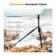 Профессиональный штатив-монопод для камеры, смартфона K&F Concept TM2324 с пультом (высота 1,84м, грузоподъемность 10кг) (KF09.007V1) - изображение 2