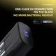 Аккумуляторная электробритва Kemei KM-T418 с УФ-стерилизацией и USB Type-C - изображение 5