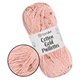 YarnArt Cotton Gold Paillettes, Розовый персик №7108 – хлопковая пряжа с пайеткой для вязания спицами и крючком, 50 г/140 м, 82% хлопок / 18% полиэст - изображение 1