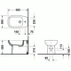 Підлогове біде DURAVIT D-CODE, окремостоячий, кругла - зображення 2