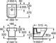 Підвісне біде ROCA HALL, прямокутна, порцеляна - изображение 2