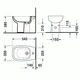 Підлогове біде DURAVIT D-CODE, окремостоячий, прямокутна - изображение 2
