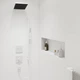 Лійка для душу HANSGROHE PULSIFY 24320700, білий/матовий, стік прямокутний - изображение 3