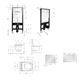 Комплект Qtap Standard/Scorpio: инсталляция для подвесного унитаза, подвесной унитаз Scorpio Ultra Quiet с безободковой чашей и - изображение 2