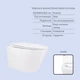 Готовое решение Qtap: подвесной унитаз Swan Ultra Quiet 520x360x320 мм с безободковой чашей и инсталляция Standard с матовой - изображение 3