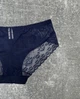 Бесшовные женские трусы с кружевом, Lavolle, Синие, 2XL - изображение 3