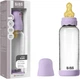 Стеклянная бутылочка BIBS Glass Baby Bottle Round Latex Boheme Violet - 240 ml, 2+m - изображение 1