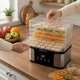 Сушилка для фруктов овощей и мяса Silver Love 5 ярусов 1000 Вт электросушилка для продуктов - изображение 3
