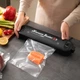 Вакууматор для продуктов Vacuum Sealer вакуумный упаковщик для хранения продуктов и продления свежести - изображение 3