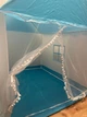 Дитячий ігровий будиночок намет 130x100x120 см блакитний - зображення 3