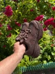Кроссовки женские коричневые со стразами, сияющие, размер 37(23.5см стелька) (24636) - изображение 3