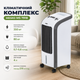 Климатический комплекс Mesko MS 7918 для охлаждения, увлажнения и очистки воздуха с резервуаром 4 л, тремя скоростями вентилятора и механическим управлением - изображение 2
