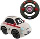 Samochodzik zdalnie sterowany z kierownicą Chicco FIAT 500 Biały (8058664035342) - obraz 3