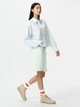 Джинсовые шорты женские Uniqlo 293592025 28 Зеленые (1160131043) - изображение 2