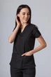 Костюм медицинский STUGA MEDICAL «Мария» черный (77008017700803) 5XL - изображение 3
