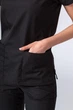 Костюм медицинский STUGA MEDICAL «Мария» черный (77008017700803) 5XL - изображение 8