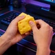 Игрушка антистресс Squeeze Cheese Сыр - ароматный сквиш для детей и взрослых 6 см - изображение 2