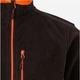 Толстовка на флисе, на молнии мужская Velilla 201504_00/16 M Black/Orange (8434455375901) - изображение 4