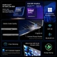 Ноутбук GEEKOM GeekBook X14 Pro, Grey, 14", OLED, U9 185H, 32Gb LPDDR5, 2Tb SSD, Arc, Win11P - изображение 3