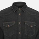 Рубашка джинсовая мужская Velilla 405006S_85 S Dark Grey Denim (8445659229440) - изображение 6