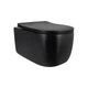 Унітаз підвісний Qtap Taurus Ultra Quiet 515×360×350 мм, Matt Black, з сидінням Slim Duroplast / Soft-close / Quick Release - изображение 1