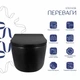 Унітаз підвісний Qtap Taurus Ultra Quiet 515×360×350 мм, Matt Black, з сидінням Slim Duroplast / Soft-close / Quick Release - изображение 3